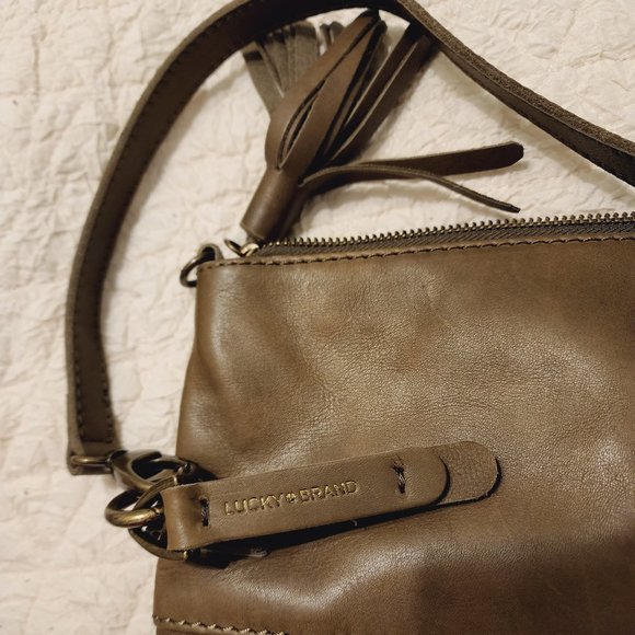 Lucky Brand Harper Leather Crossbody - Picture 6 of 12
